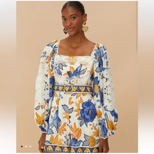 💙Farm Rio💙Off-White Summer Flowers Lenzing™️ Ecovera™️ Euroflax™️ Romper